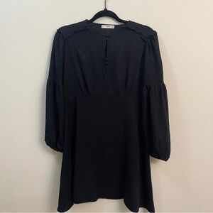Mango Black Long sleeve Dress in size Medium